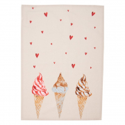 Geschirrtuch Eiskugeln - Motiv von Clayre Eef